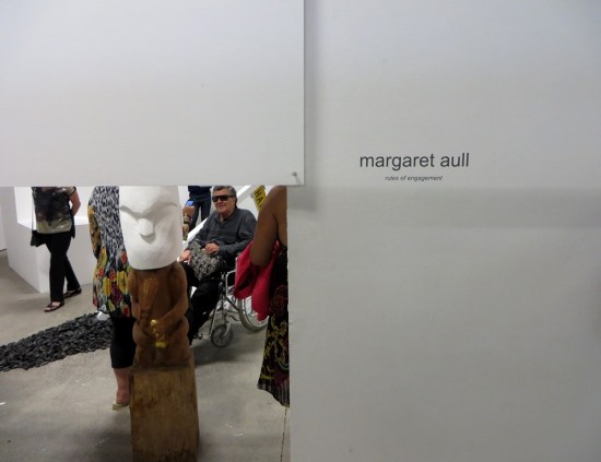 Install detail, "Rules of Engagement" (2014) by Margaret Aull