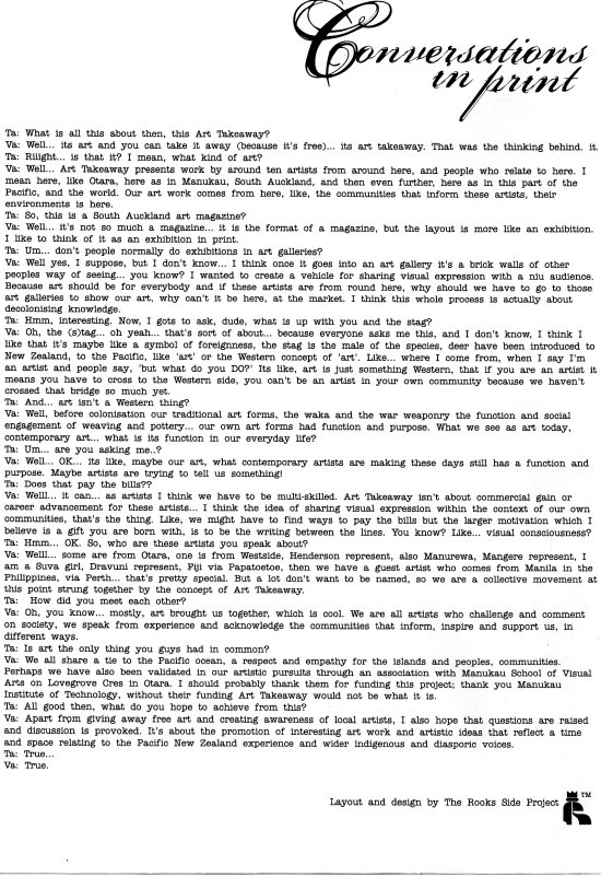 Art Takeaway Ta-Va, Ema Tavola 2005